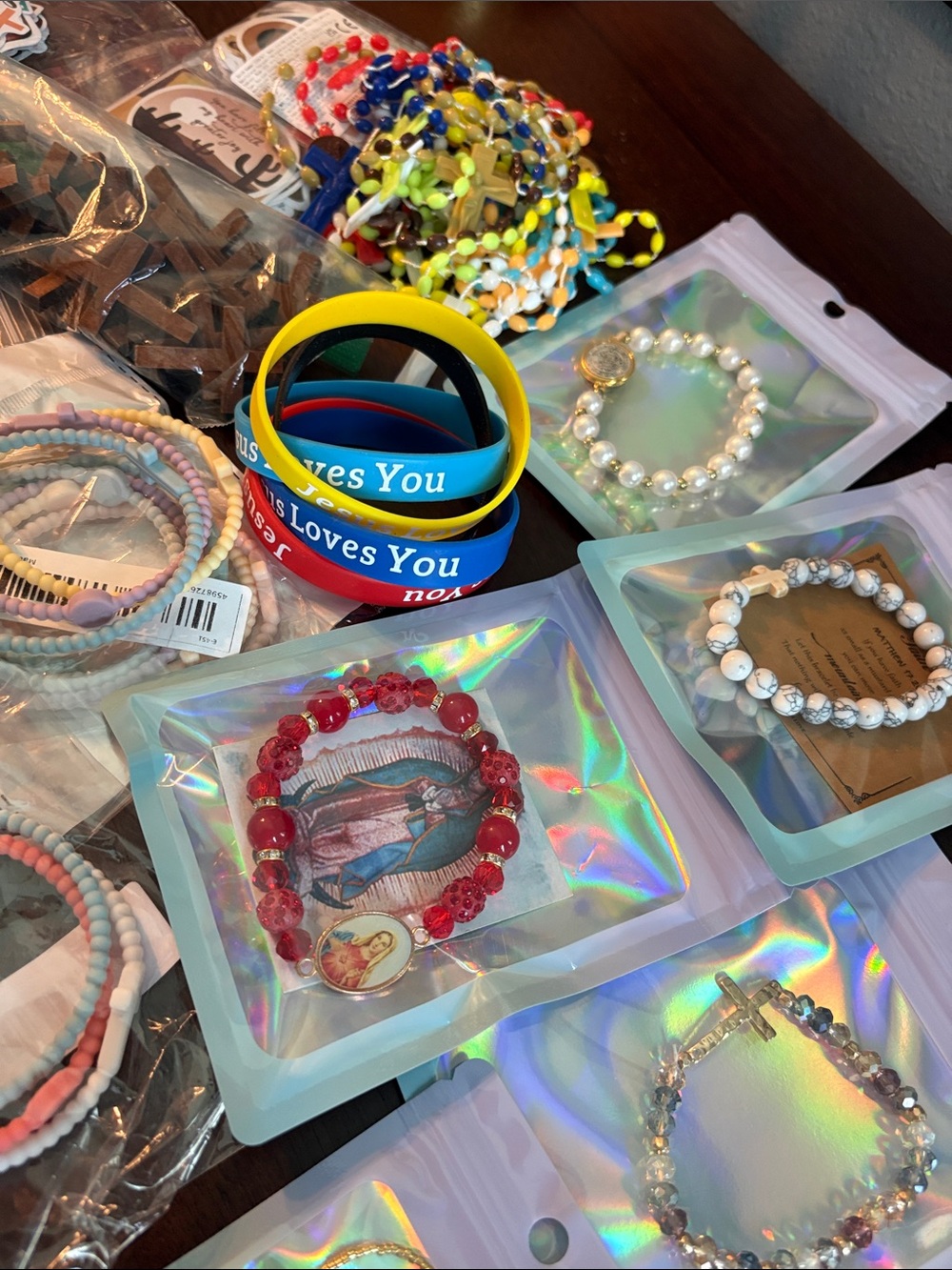 Lot Religious | Catholic Bracelets - Jewelry - Picture 13 of 14
